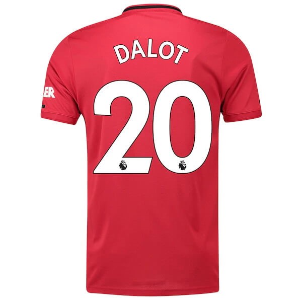 Replicas Camiseta Manchester United NO.20 Dalot 1ª 2019/20 Rojo